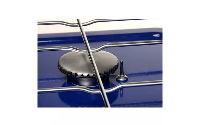 Berger 2-flammiger Gaskocher Blau 3,2 Kw, 50 Mbar, Ohne Zündsicherung 3 Berger 2-flammiger Gaskocher Blau 3,2 Kw, 50 Mbar, Ohne Zündsicherung – Bild 3