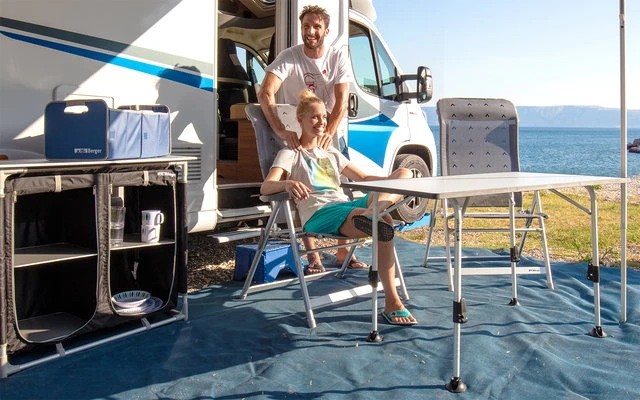 Berger Klappsessel Luxus XL Grau 2 Berger Klappsessel Luxus XL Grau – Bild 2