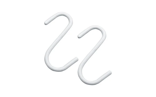 Zelt-S-Haken Weiß 2 Stück 1 Zelt-S-Haken Weiß 2 Stück