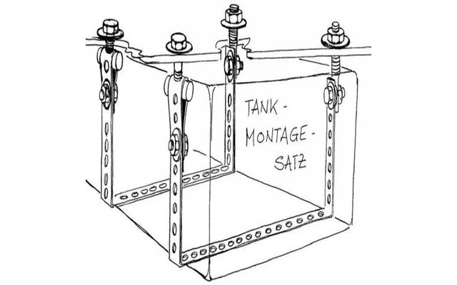 Berger Tankbefestigungs-Set Luxus 1 Berger Tankbefestigungs-Set Luxus